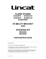 Lincat ECO8/FS User Instructions preview