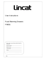 Предварительный просмотр 1 страницы Lincat FWDG User Instructions