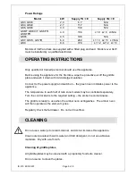 Preview for 5 page of Lincat GS3 Installation, Operating And Servicing Instructions