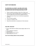 Preview for 3 page of Lincat L3 User And Installation Instructions Manual