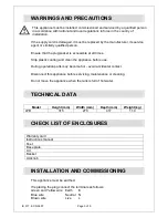 Preview for 3 page of Lincat LPB Installation, Operating And Servicing Instructions