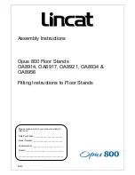 Lincat OA8914 Fitting Instructions preview