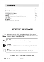 Предварительный просмотр 2 страницы Lincat OE7503 User, Installation, Servicing And Conversion Instructions