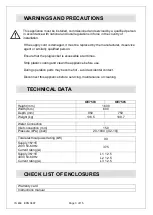 Preview for 3 page of Lincat OE7503 User, Installation, Servicing And Conversion Instructions