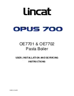 Предварительный просмотр 1 страницы Lincat OE7701 User, Installation And Servicing Instructions