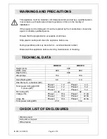 Preview for 3 page of Lincat OE8008 Installation, Operating And Servicing Instructions