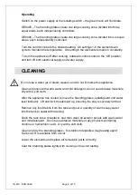 Preview for 8 page of Lincat OE8405 Installation, Operating And Servicing Instructions