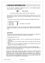 Preview for 13 page of Lincat OE8405 Installation, Operating And Servicing Instructions