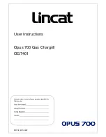 Предварительный просмотр 1 страницы Lincat OG7401 User Instructions