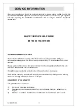 Предварительный просмотр 21 страницы Lincat OG7502 User, Installation, Servicing And Conversion Instructions