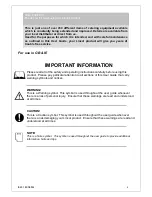 Предварительный просмотр 2 страницы Lincat OG8302 User, Installation, Servicing And Conversion Instructions