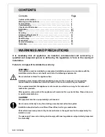 Предварительный просмотр 3 страницы Lincat OG8302 User, Installation, Servicing And Conversion Instructions