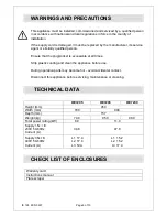 Preview for 3 page of Lincat Opus 700 OE7205 Installation, Operating And Servicing Instructions