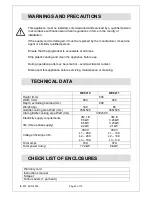 Preview for 3 page of Lincat Opus 800 OE8210 Installation, Operating And Servicing Instructions