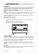 Предварительный просмотр 4 страницы Lincat Opus 800 OG8410-A001 Operating Instructions Manual