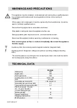 Preview for 3 page of Lincat PHEH01 Installation, Operating And Servicing Instruction