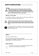 Preview for 4 page of Lincat SCR1085 User And Installation Instructions Manual