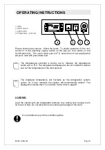 Preview for 8 page of Lincat SCR1085 User And Installation Instructions Manual