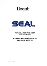 Lincat Seal SSG5 Installation And User Instructions Manual предпросмотр