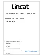 Предварительный просмотр 1 страницы Lincat Silverlink 600 GS4 User, Installation And Servicing Instructions