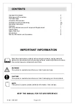 Preview for 3 page of Lincat Silverlink 600 Range Manual