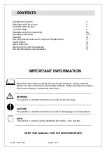 Preview for 2 page of Lincat Silverlink SLI21 Installation, Operating And Servicing Instructions