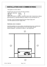 Preview for 5 page of Lincat Silverlink SLI21 Installation, Operating And Servicing Instructions