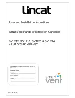 Lincat SV1212 User And Installation Instructions Manual preview