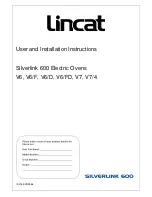 Предварительный просмотр 1 страницы Lincat V6 User And Installation Instructions