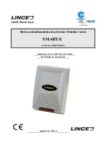 Предварительный просмотр 1 страницы Lince 1805SMART/E Technical Manual