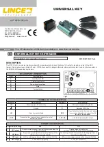 Preview for 3 page of Lince 4037S137PLUS Installation And Operation Manual