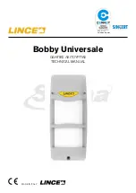 Предварительный просмотр 1 страницы Lince Bobby Universale Technical Manual