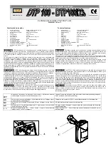 Lince DTP 100 Quick Start Manual предпросмотр