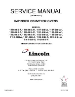 Lincoln Electric 1116-080-A Service Manual preview