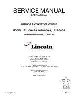 Preview for 1 page of Lincoln Electric 1621-000-EA Service Manual