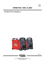 Lincoln Electric 180C Operator'S Manual preview