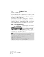 Preview for 291 page of Lincoln Electric 2013 MKX Owner'S Manual