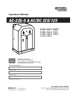 Предварительный просмотр 1 страницы Lincoln Electric AC/DC 225/125 Operator'S Manual