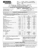 Предварительный просмотр 1 страницы Lincoln Electric CAN-CW800-C Datasheet