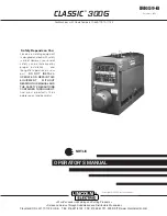 Lincoln Electric CLASSIC 300 G Operator'S Manual preview