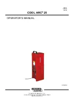 Lincoln Electric COOL ARC 25 Operator'S Manual preview