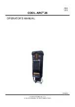 Lincoln Electric Cool Arc 26 Operator'S Manual preview
