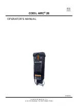 Preview for 1 page of Lincoln Electric Cool Arc 26 Operator'S Manual