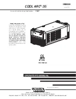 Preview for 1 page of Lincoln Electric COOL ARC 35 Operator'S Manual