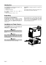 Предварительный просмотр 9 страницы Lincoln Electric COOLERTIG 4 Operator'S Manual