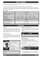 Preview for 6 page of Lincoln Electric CV320-I Operating Manual