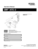 Предварительный просмотр 1 страницы Lincoln Electric CWT ATC-3 Operator'S Manual