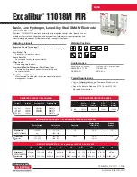 Lincoln Electric Excalibur 11018M MR Product Manual предпросмотр