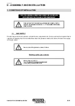 Предварительный просмотр 17 страницы Lincoln Electric FLEXCUT 125 CE Safety Instruction For Use And Maintenance