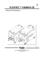 Lincoln Electric FLEXTEC 450 CE Operator'S Manual preview